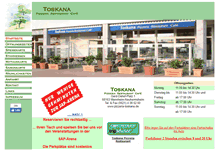 Tablet Screenshot of pizzeria-toskana.de